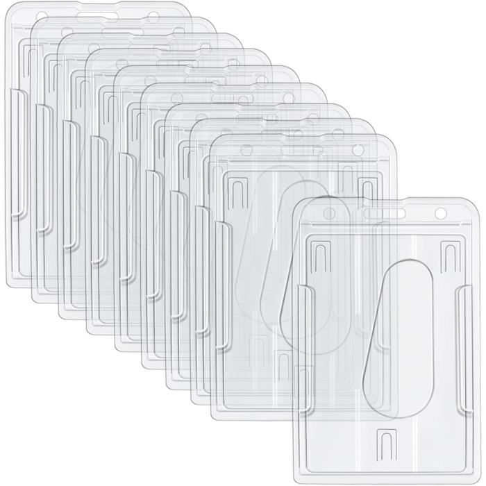 50 Pièces Porte-Étiquettes Autocollants Transparents 6x10 Cm - Pochettes Adhésives Imperméables