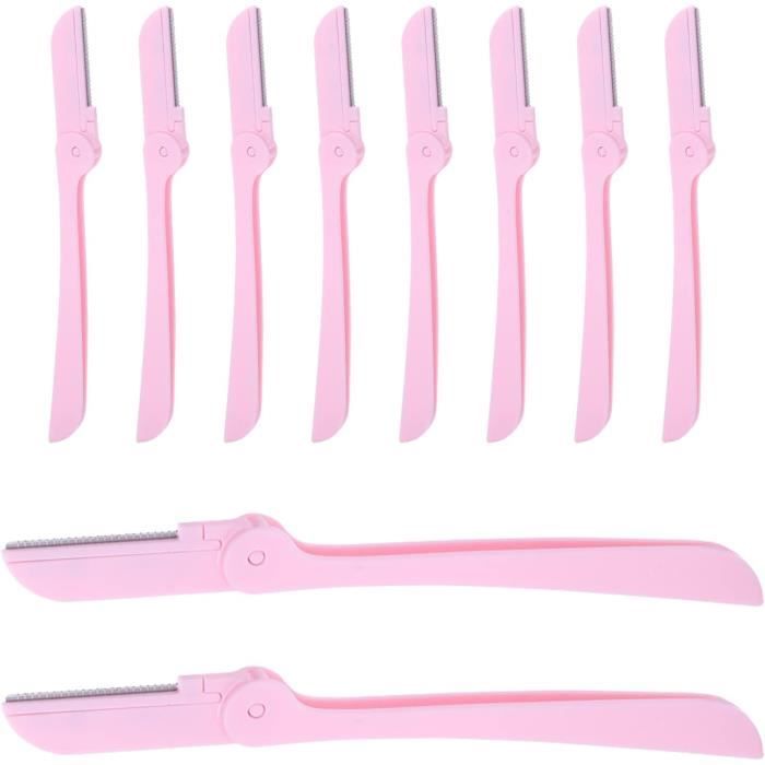 Épilateur De Précision LED Sans Fil Pour Visage - Tondeuse à Sourcils, Duvet Et Poils De Nez - Marque Straße Tech - Blanc