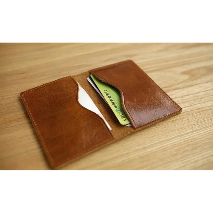 Porte Carte Bancaire Cuir Homme