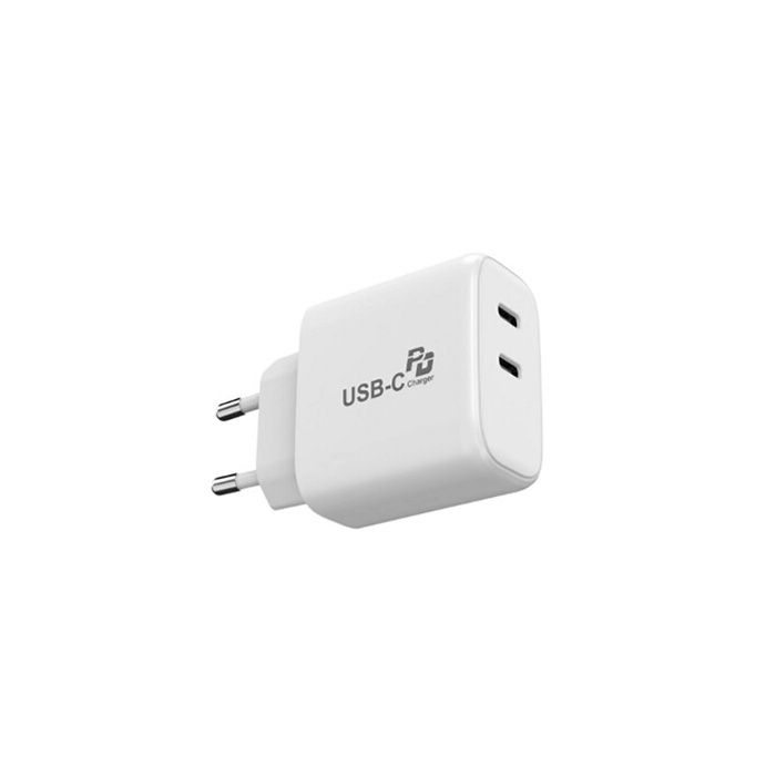 Chargeur secteur Urban Factory avec 1 port USB C + 1 port USB C - vue 3