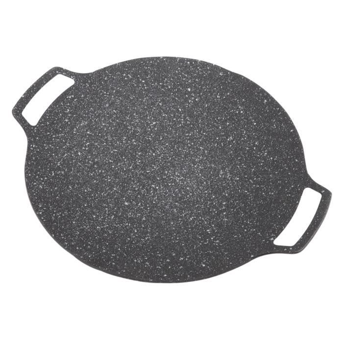 VGEBY gril de barbecue coréen Plaque de barbecue coréenne Barbecue Grill Poêle à frire circulaire antiadhésive pour la maison