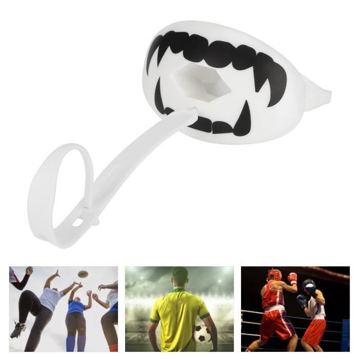 Protège-dents De Sport - Pour Boxe, Taekwondo, Sanda, Basket, MMA - Matériau EVA, Avec Boîte De Rangement (Bleu)