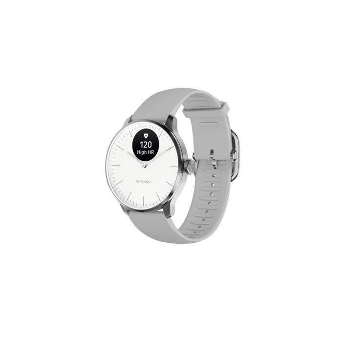Montre connectée Withings ScanWatch Light 37 mm Blanc