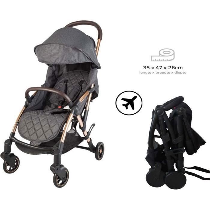 Poussette sale citadine reversible