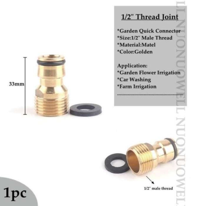 CH18336-Connecteurs De Tuyau D'arrosage. Raccord Rapide Pour Irrigation