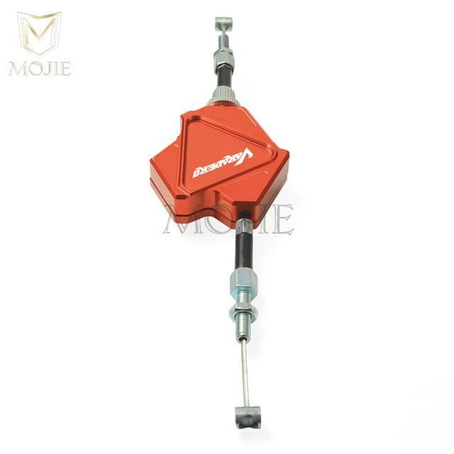 Kit Réglage Câble Embrayage Moto Universel - Alliage Aluminium Argenté - Pour Honda, Kawasaki, Suzuki, Yamaha