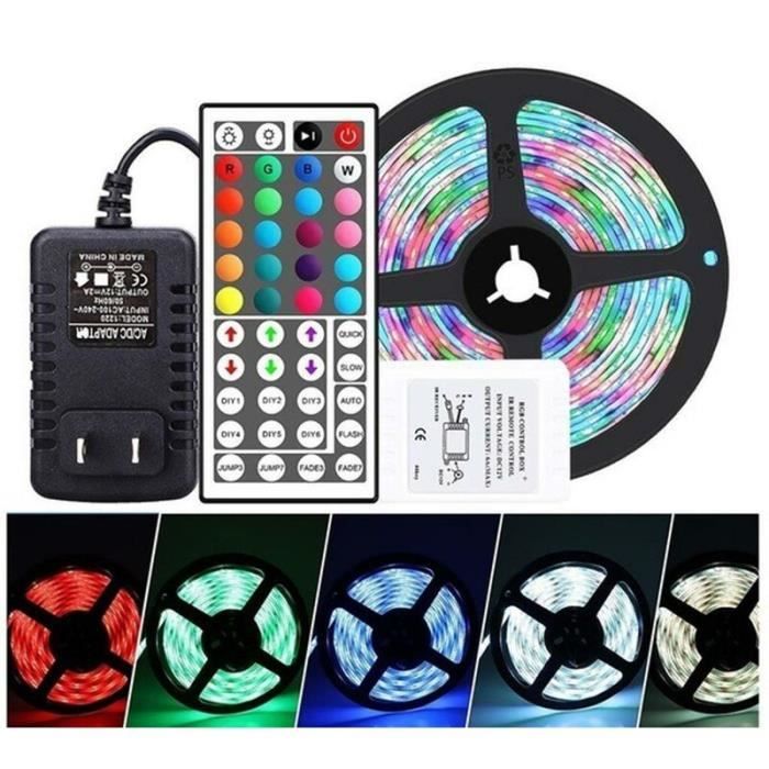 Bande LED RGB Extérieure 20m IP68 - Télécommande Et App, Synchronisation Musique, Minuterie, Pour Jardin Et Fêtes - 13
