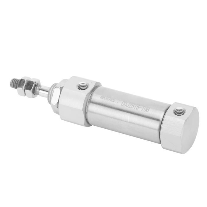 Cylindre Pneumatique Double Effet TN16-40 - Alésage 16 Mm, Course 40 Mm, Double Tige Avec Aimant - Heschen