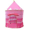 Tente de jeu pour enfants - ITECHOR - Princesse Pop Up Chateau - Rose - Dimensions 105x45x135cm-1