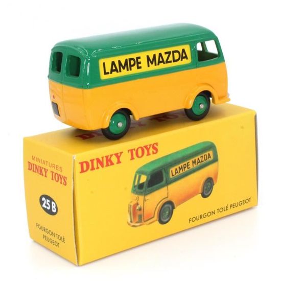 1/43 Lot Of 5pcs Atlas Dinky Toys 25B Peugeot Fourgon Tole D.3.A LAMPE MAZDA