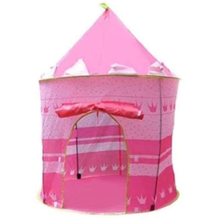 Tente de jeux Carrosse de princesse rose - CavernedesJouets