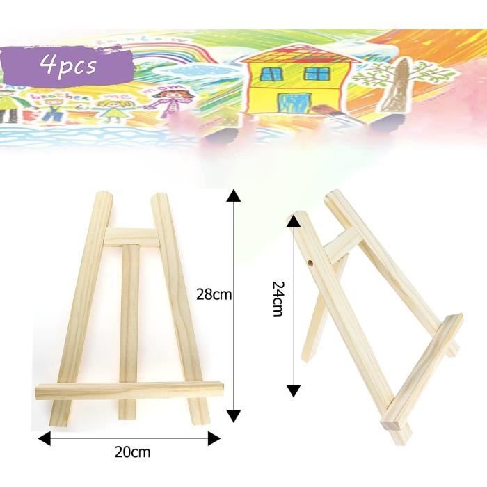 Mini Chevalet En Bois - Petit Chevalet De Table De 27 Cm De Haut