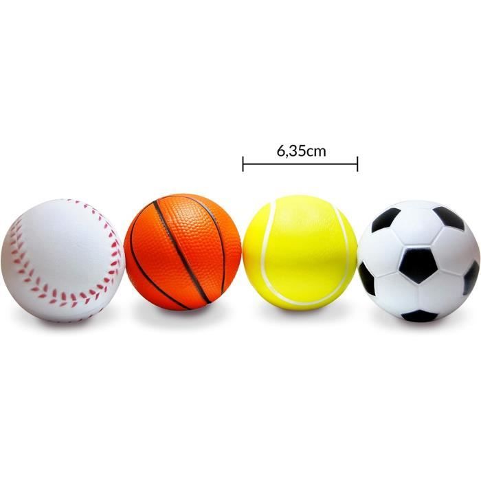 Lot De 6 Balles Anti-Stress – Ballons De Foot à Presser – Jouets De Fête BESTOYARD