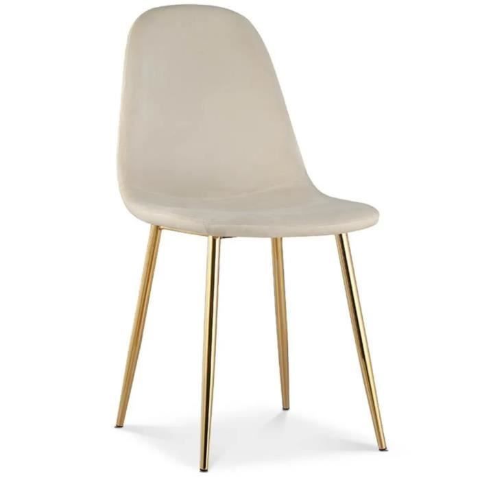 Lot De 6 Chaises De Salle à Manger Joseph James « Barefoot » – Bouclette Crème – Pivotantes – NEUVES