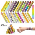 SUPVOX – Bracelets Slap Tissu – Lot De 6 – Thème Noël (Père Noël, Bonhomme De Neige, Wapiti) – Cadeau Enfant Et Adulte