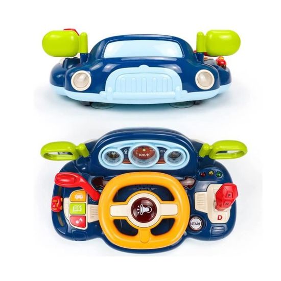Hot vendre Electric bébé jouets en plastique du volant de voiture au  début de l'activité de l'éducation et de la musique Jouet avec la lumière jouet  musical bébé multifonction - Chine