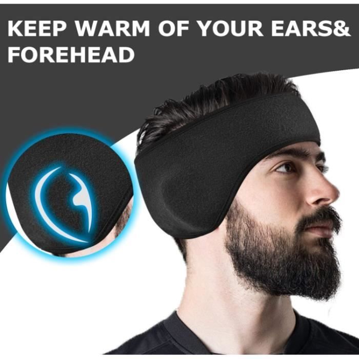 Bandeau technique Cache-oreilles noir AKAI : Accessoires sport