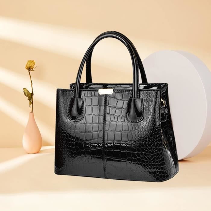 Sac Vernis Sac Pochette En Cuir Verni Minimaliste Pour Femmes, Polyvalent Pour Les Déplacements Sac Polene Femme