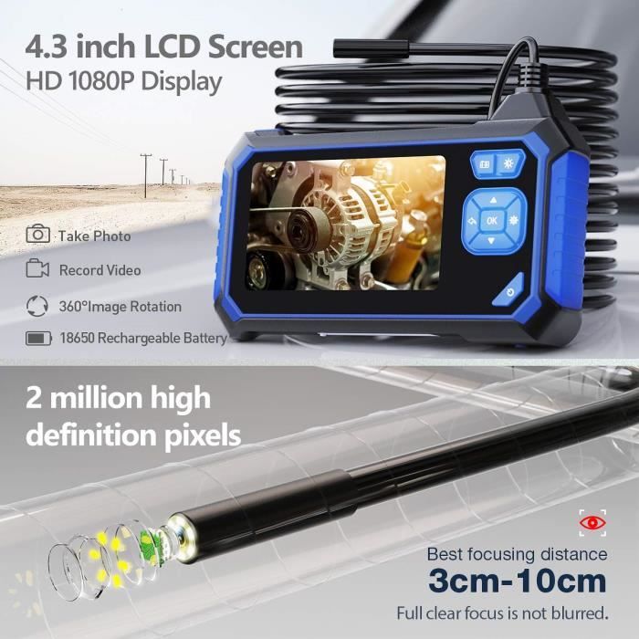 Endoscope Industrielle Caméra Endoscopique 1080P HD Caméra d