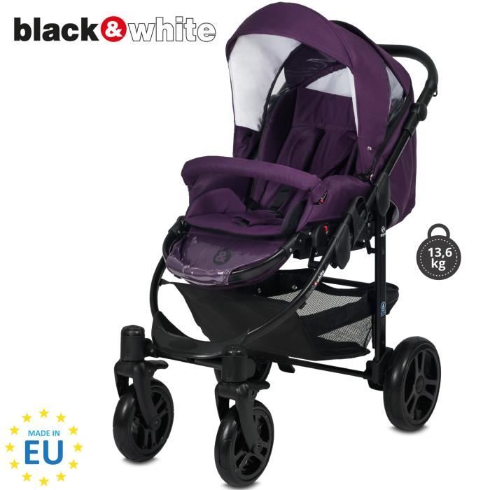 Poussette shop trio violette