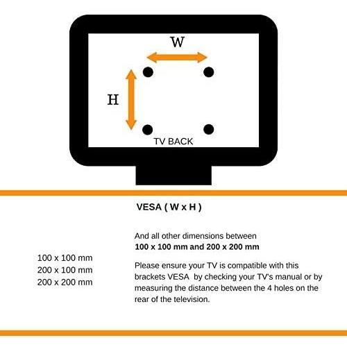 Support Murale TV Orientable Et Inclinable - Support Mural Inclinable pour  LED, LCD, OLED, TV A Écran Plat De 14 à 42 Pouces[279] - Cdiscount TV Son  Photo