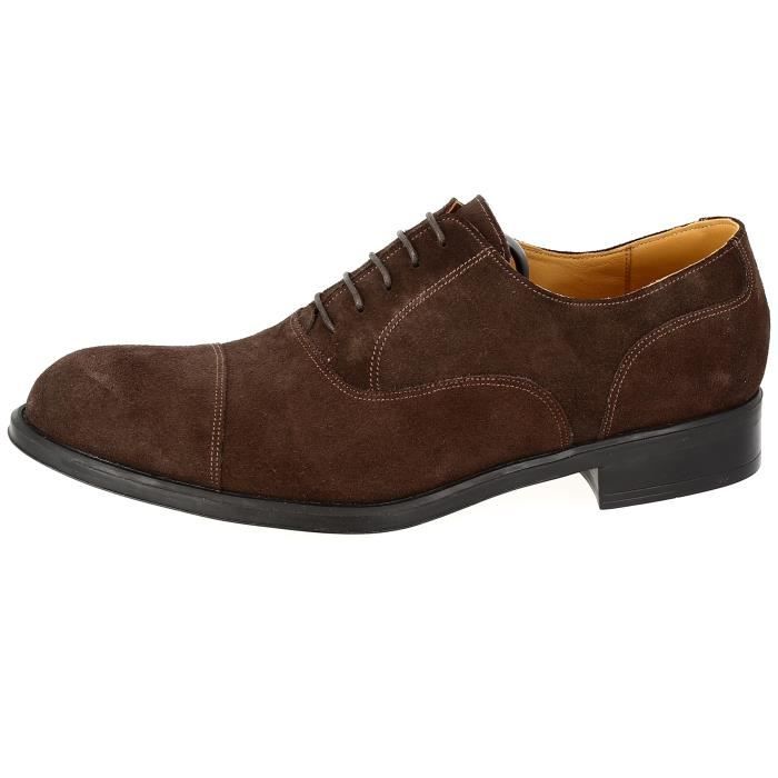 Chaussures homme daim on sale marron