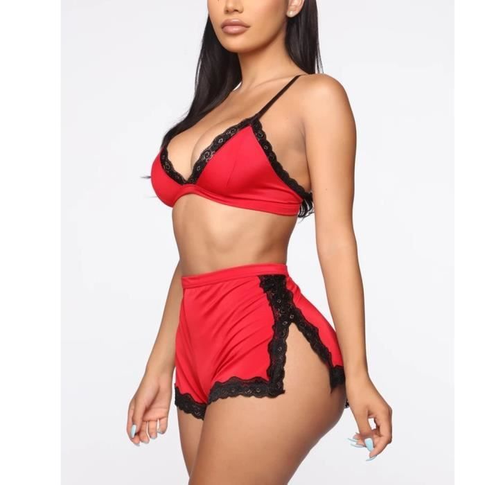 Ensemble shorty soutien gorge femme sales