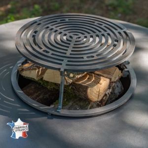 Grille De Barbecue En Acier Inoxydable – Diamètre 35 Cm – Pour Cuisson Uniforme – Nettoyage Facile – Camping, Jardin