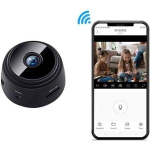 Eacam Petite Caméra WiFi, Objectif Flexible HD 1080p, Détection De