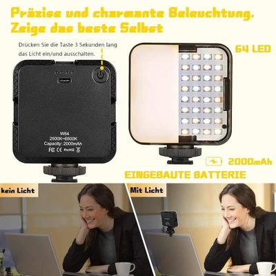 W36 Lampe De Vidéoconférence Pour Ordinateur Portable Avec