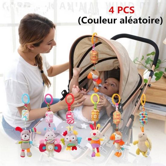 Laat Jouets En Peluche Pour Bebes Lit Accroche Berceaux Effet Sonore Jouet Bebe Moviles