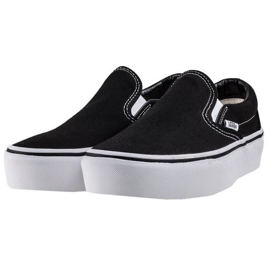 Vans slip on platform noir hotsell