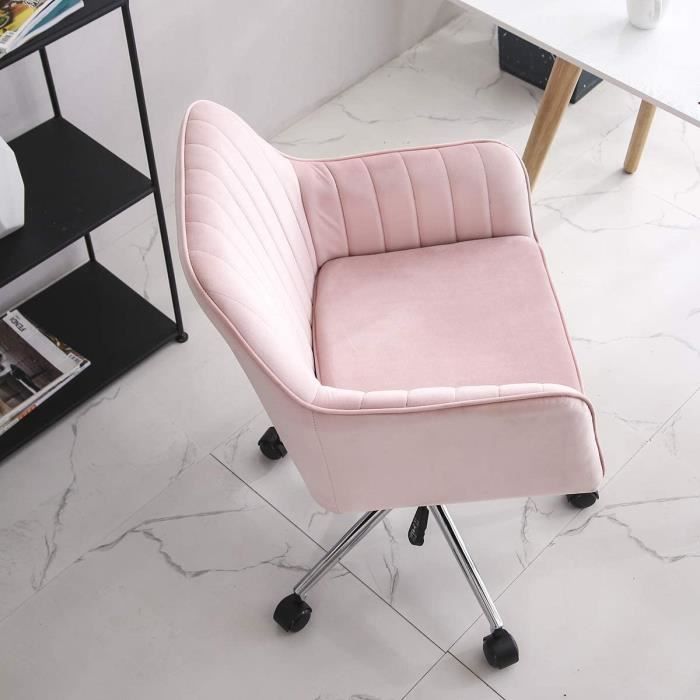 Chaise de Jeu Ergonomique en Cuir Rose pour Fille, Confortable, pour  Ordinateur en Direct, pour Maison et Bureau, Nouveauté