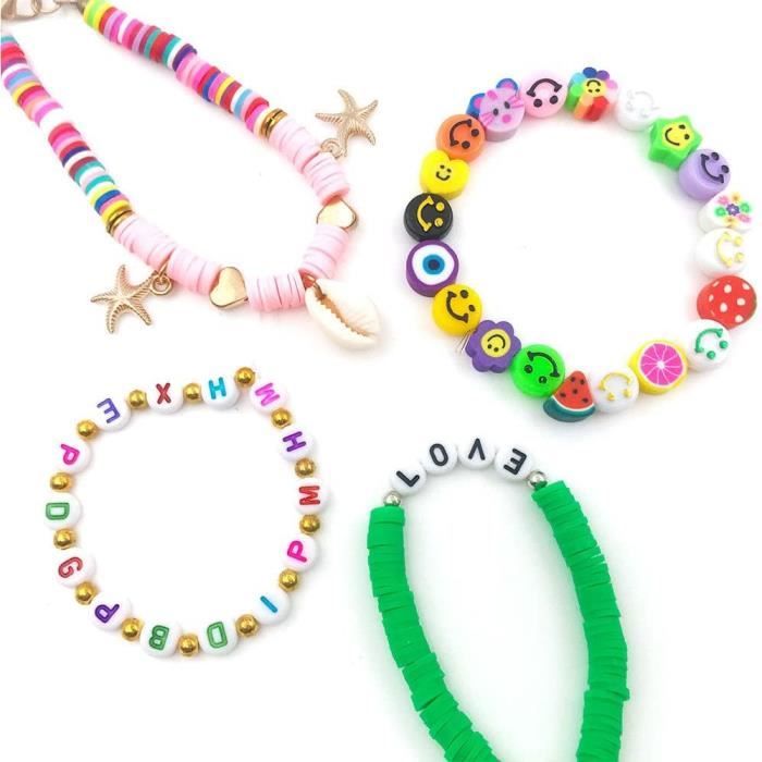Kit Créatif De Perles En Verre 6mm – 1400 Pièces Pour Bracelets DIY Avec Espaceurs Et Fils Élastiques - 2