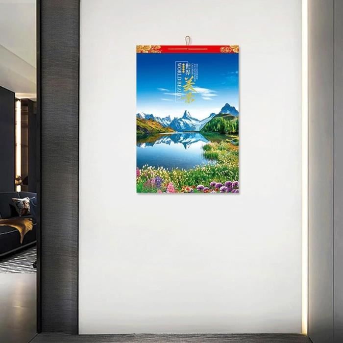 Paysages colorés (Calendrier mural 2024 DIN A4 vertical), CALVENDO calendrier  mensuel : Découvrez la beauté intemporelle de