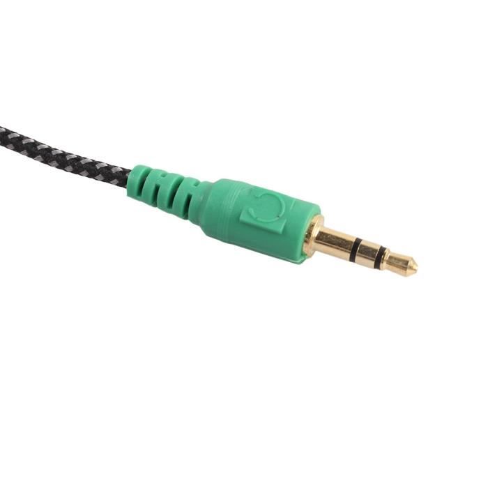 FA 3,5 mm Y Splitter 2 Jack mâle à 1 femelle casque micro Câble FA 3,5 mm Y Splitter 2 Jack mâle à 1 femelle casque micro Câble