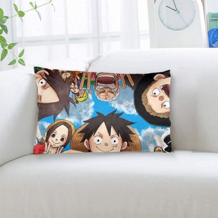 One Piece Anime Luffy Coussin Couvre Pilloases Décoratifs Doux X  45*45CM<07957> - Cdiscount Maison