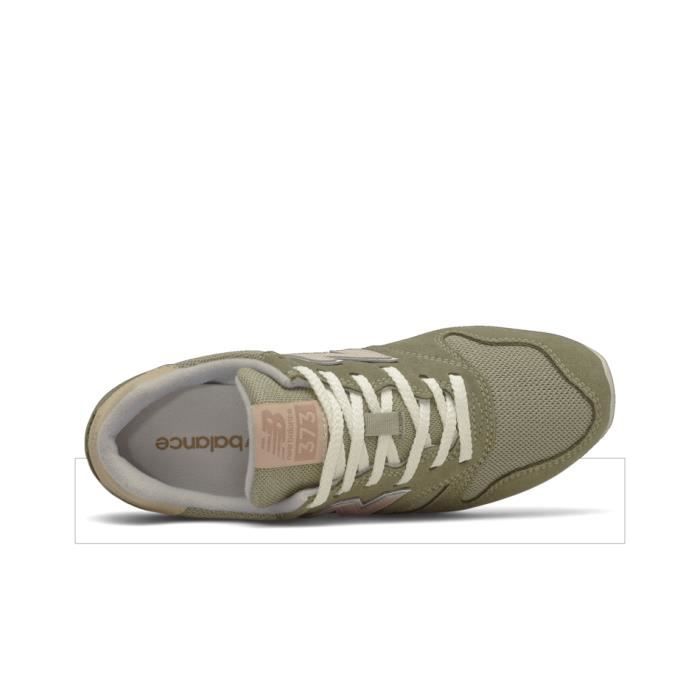 Sneakers Femme - NEW BALANCE - 373 - Kaki - Vert - Lacets Kaki