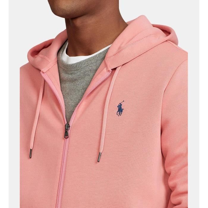 Sweat a capuche Ralph Lauren Homme Rose Cdiscount Pr t Porter