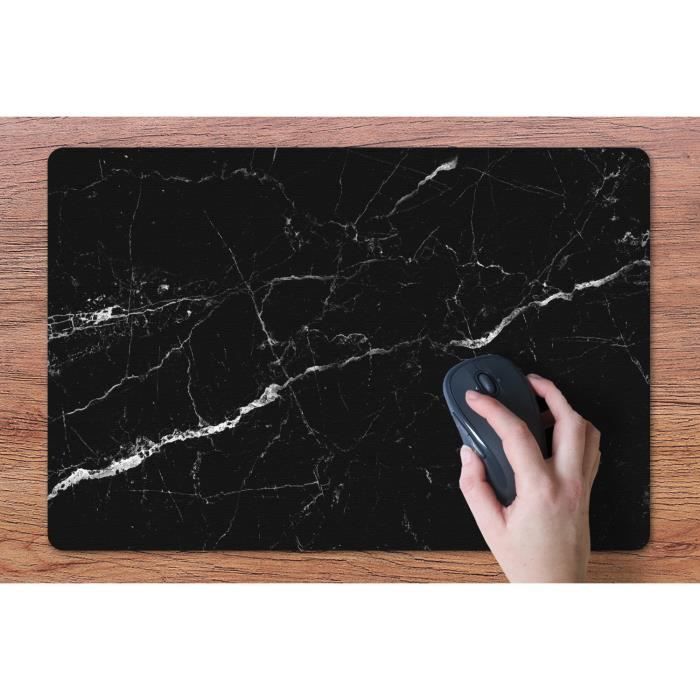 Tapis de Souris XXL - MuchoWow - Gaming - 100x50 cm - Marbre Luxe Aspect  marbre Texturé - Blanc - Cdiscount Informatique