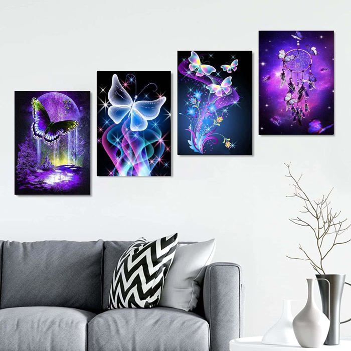 Diamond Painting DIY 5D – L'Attaque Des Titans Eren Jaeger – 30x40 Cm – Kit Complet Broderie Diamant