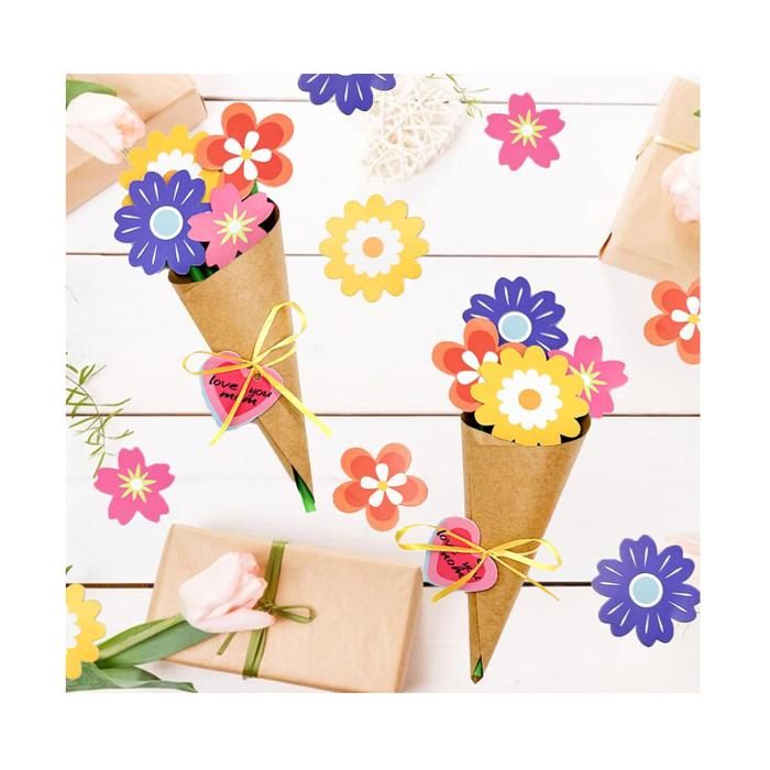 Kit DIY Bouquet De Fleurs En Tissu – Activité Manuelle Créative Pour Filles Dès 3 Ans, Cadeau Éducatif Loisir Créatif