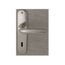 Poignées aluminium LINEA KEY HOLE - SATINE
