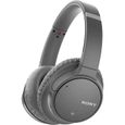 SONY WHCH700NH Casque Audio Bluetooth réduction de bruit - Autonomie 35h - Possibilité d’écoute filaire - Gris-0