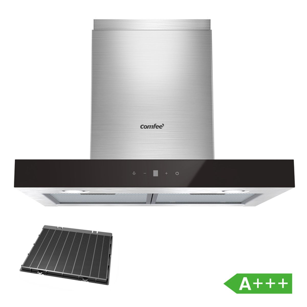 Comfee Hotte Aspirante Tactile 60cm 650 m³/h Classe Énergétique A+++ 4 VitesseAgiter2 Filtres