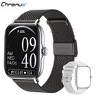 CHRONUS Montre Connectée pour Femmes Homme Sport Avec Étanche Podomètre Calorie Fitness Tracker d'Activité pour Android iOS-Or