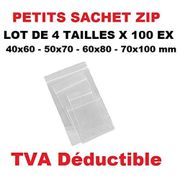 100 Sachets Zip UNIVERS GRAPHIQUE - 100x150 Mm - Qualité Alimentaire 50 Microns