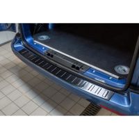 Protection de seuil de coffre chargement en acier noir VW T6 Multivan Caravelle