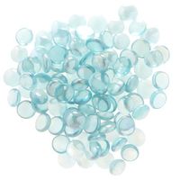 100pcs verre perles de marbre remplisseurs de vase décor mélangé couleur bleu transparent
