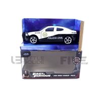 Voiture Miniature de Collection - JADA TOYS 1/32 - DODGE Charger Police Car -  Fast and Furious - 2006 - Black / White - 33666BK